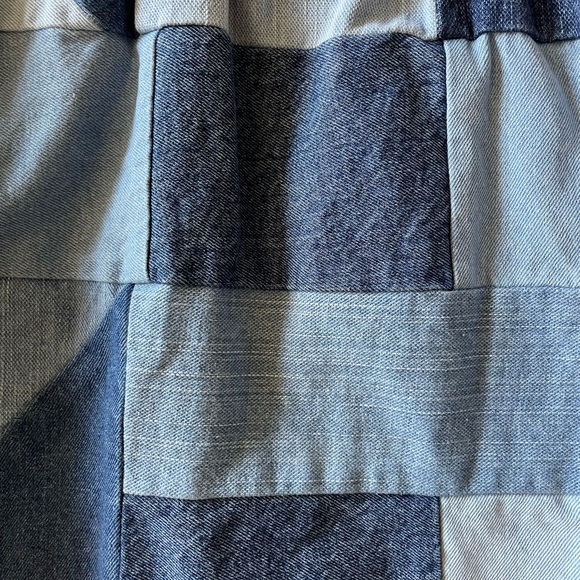 Sea New York Diego Patchwork Denim Mini Skirt, Small. - Picture 7 of 11